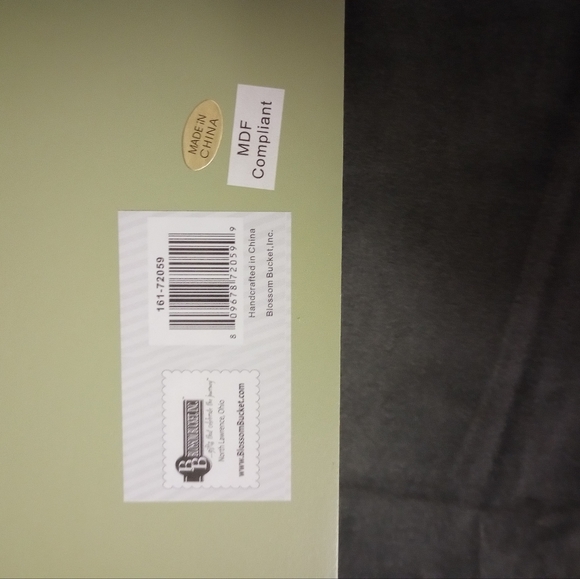 Blossom Bucket Never Enough Herbs Sign Size 8x6x1 NWT - Picture 6 of 9